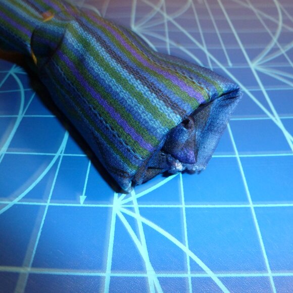 Ethnic patterned fabric with a leopard print center and clean geometric borders - Picture 2 of 3